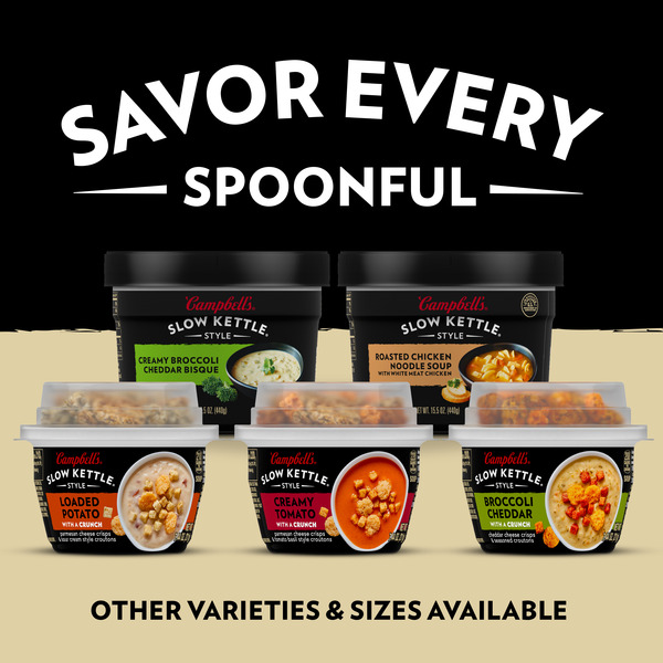 Campbell s Slow Kettle Style Creamy Tomato Soup with a Crunch