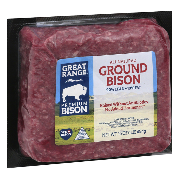 Great Range 90%/10% Ground Bison 16 oz 16 OZ PKG