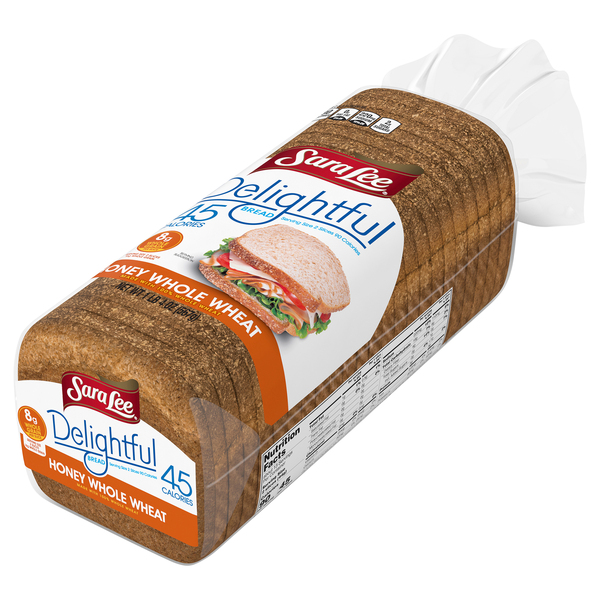 Sara Lee Honey Wheat Sandwich Bread, 20 Oz Loaf of Honey Wheat