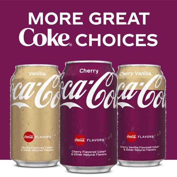 Save on Coca-Cola Cherry Cola Soda Mini - 10 pk Order Online Delivery