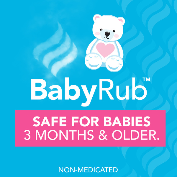 Non medicated rub for babies sales