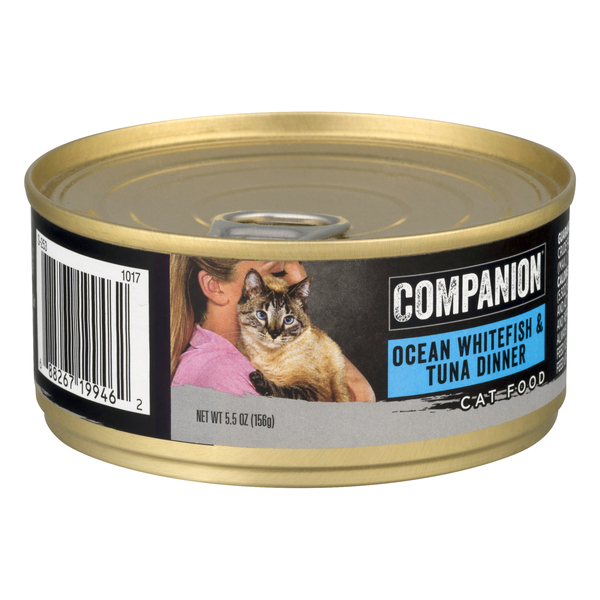 Companion Ocean Whitefish Tuna Dinner Wet Cat Food 5.5 oz can MARTIN S