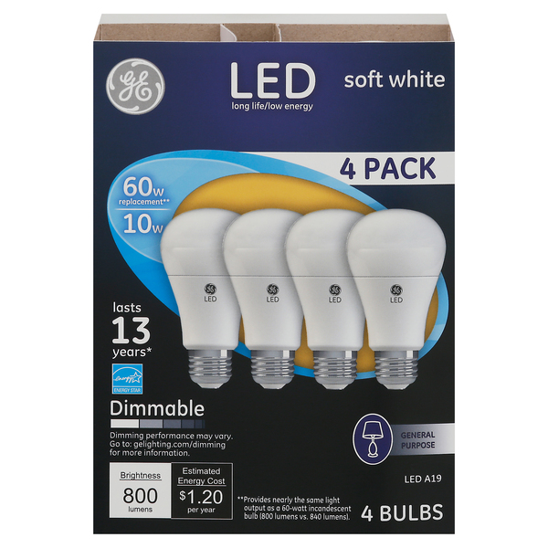 Ge soft white 60w incandescent hot sale
