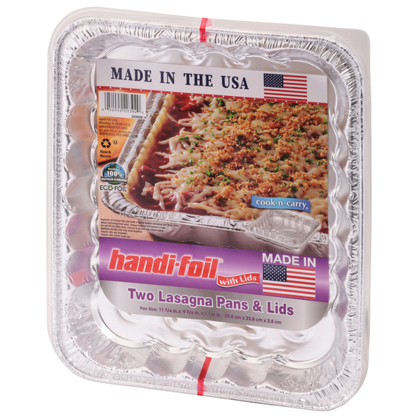 Handi-Foil Lasagna Pans, Giant, 5 Pack - 5 pans