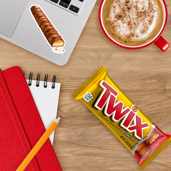 Twix Caramel Milk Chocolate Candy Cookie Bars 1.79 oz bar MARTIN S