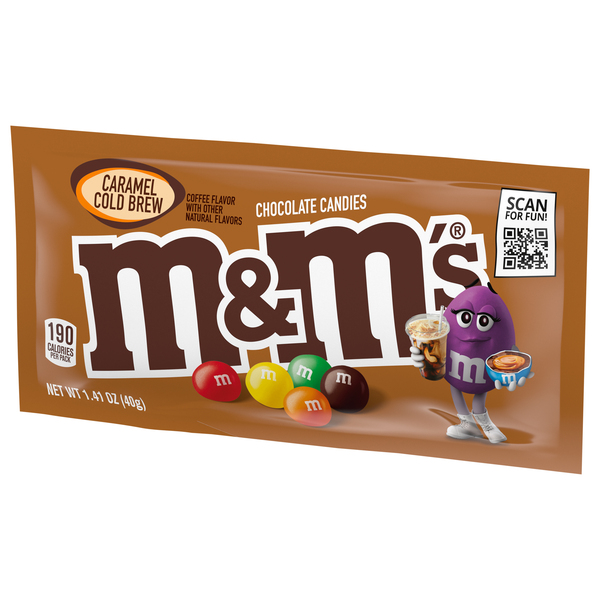 M & M Milk Chocolate Fudge Brownie 1.41oz Bag or 24 Count Box