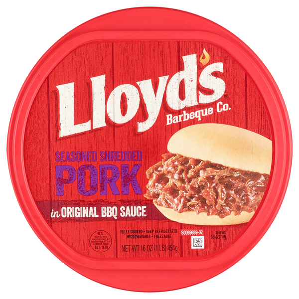 Lloyd s Simple Ideas Seasoned Shredded Pork in BBQ Sauce