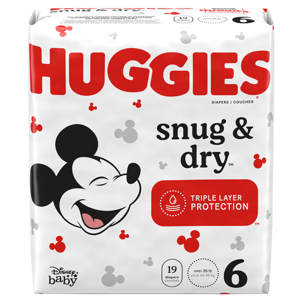 Huggies snug new arrivals and dry 6
