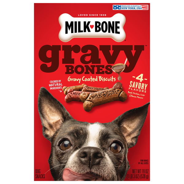 Milk Bone Gravy Bones Savory Flavors Dog Treats 19 oz box GIANT