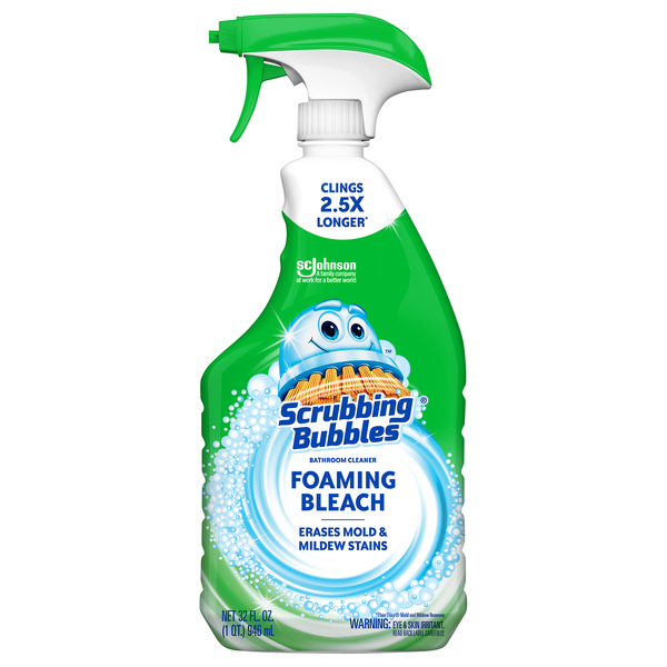 Scrubbing Bubbles Foaming Bleach Bathroom Cleaner Trigger Spray - 32 oz btl
