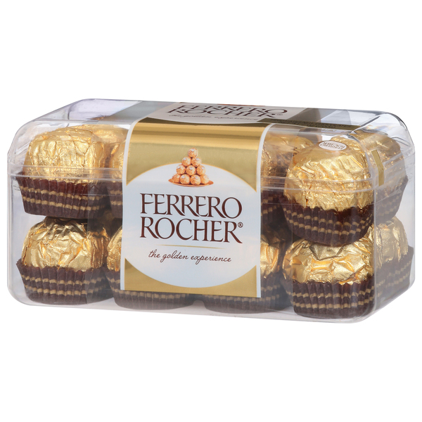 Ferrero Rocher Fine Hazelnut Chocolates - 7oz/16ct