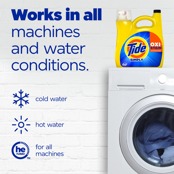 Tide Simply + Oxi 2-in-1 Refreshing Breeze Liquid Laundry