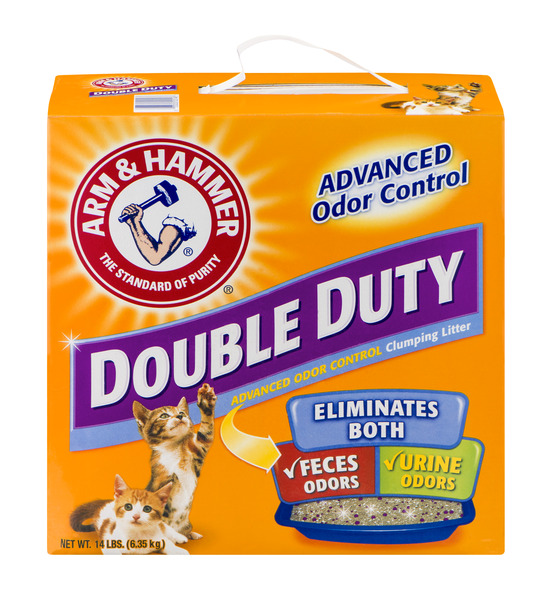 Arm & hammer double duty advanced odor control clumping cat shop litter