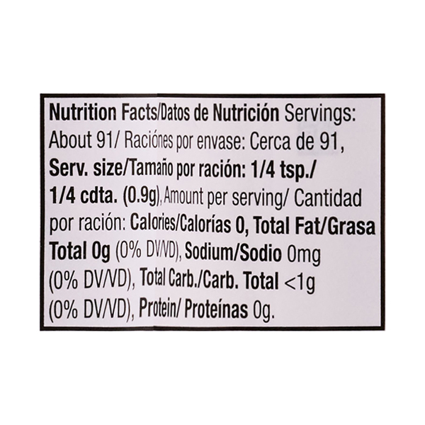 Nutritional Panel