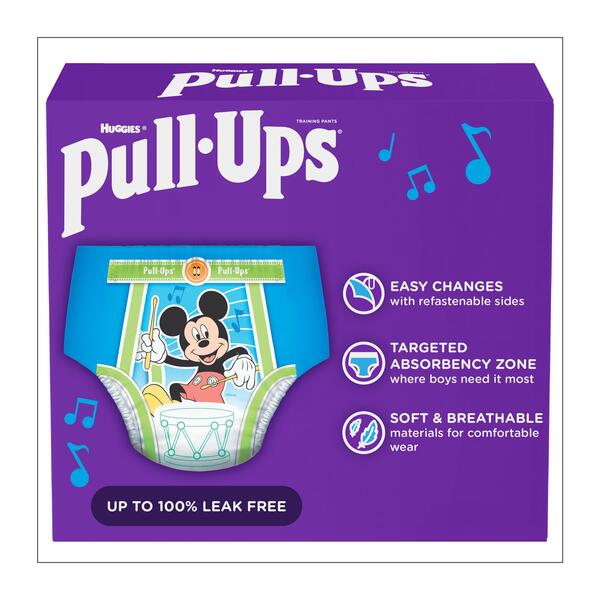 Huggies Pull-Ups Disney Junior Mickey 4T-5T Training Pants Boys 38-50 lbs -  17 ct pkg