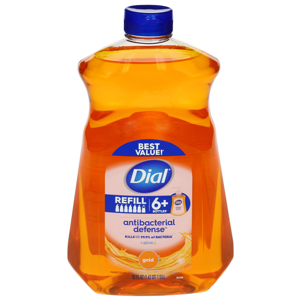 Dial Liquid Hand Soap Antibacterial Gold 52 oz btl Stop Shop