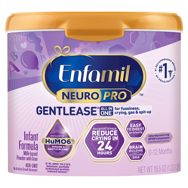Enfamil NeuroPro Gentlease Infant Formula with Iron Milk Based