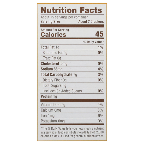 Nutritional Panel