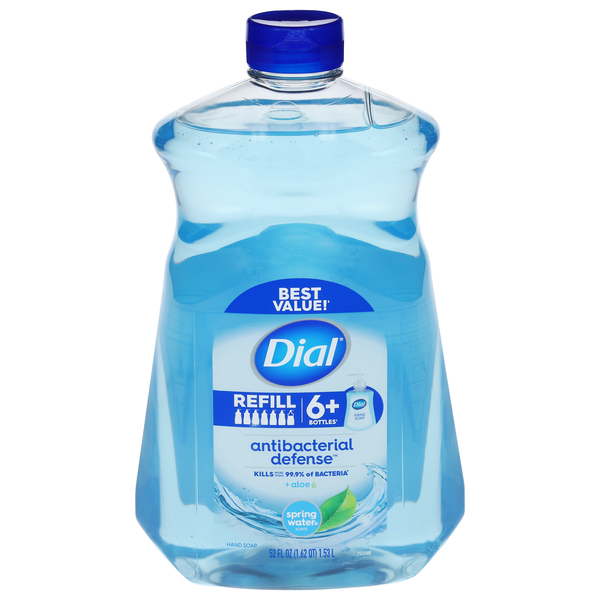 Dial Complete Refill Antibacterial Liquid Spring Water Hand Soap 52 oz btl Stop Shop