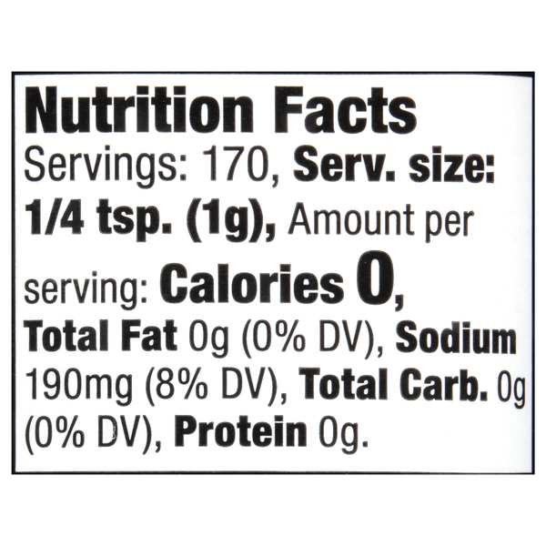 Wiley's Greens Seasoning, Original: Calories, Nutrition Analysis