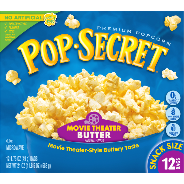 Pop Secret Movie Theater Butter Microwave Popcorn