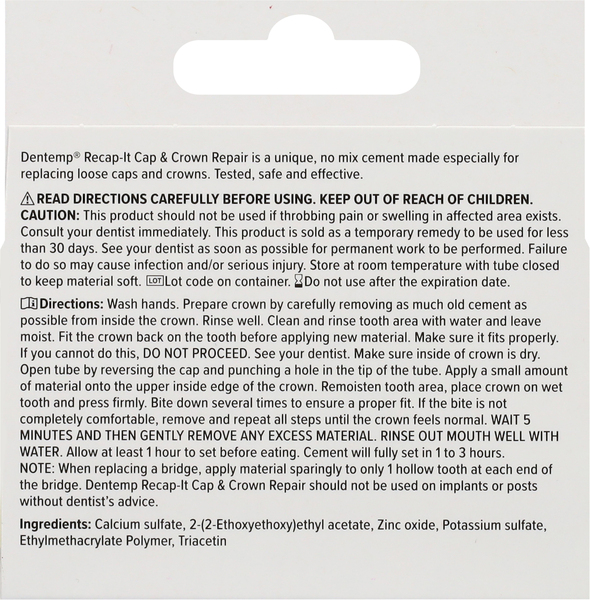 Back of Pack