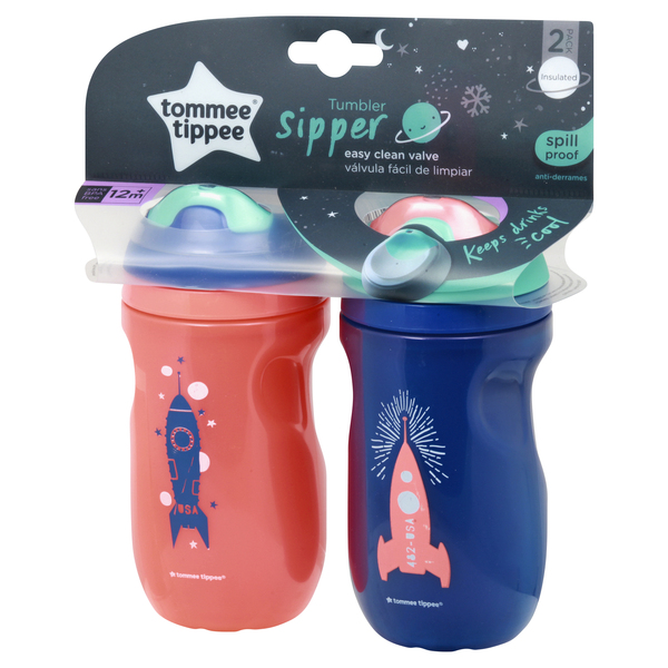 Tommee Tippee Insulated Sipper Tumblers 2 ct pkg MARTIN S