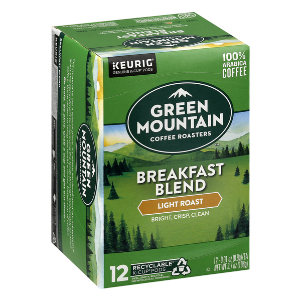 Green mountain top breakfast blend coffee