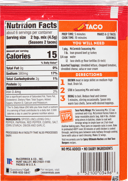 Back of Pack