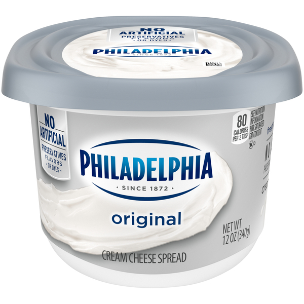 Philadelphia Original Cream Cheese Spread, Tub Original
