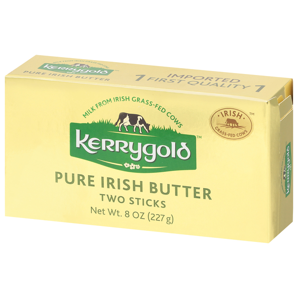 Kerrygold Grass-Fed Pure Irish Salted Spreadable Butter Tub (8oz)