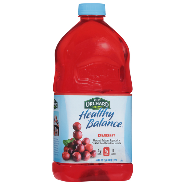 Old Orchard Healthy Balance Cranberry Juice Cocktail 64 oz btl
