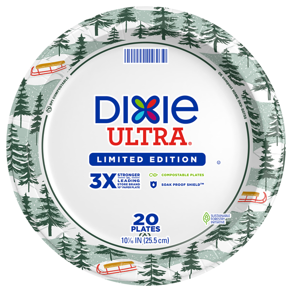 Ultra paper plates top