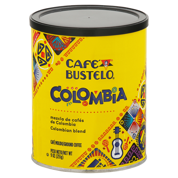 Cafe Bustelo Colombia Coffee Ground 9 oz can Food Lion