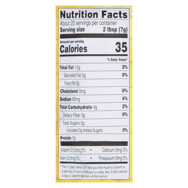 Nutritional Panel