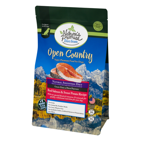 Nature s Promise Dry Dog Food Salmon Sweet Potato Grain Free 4