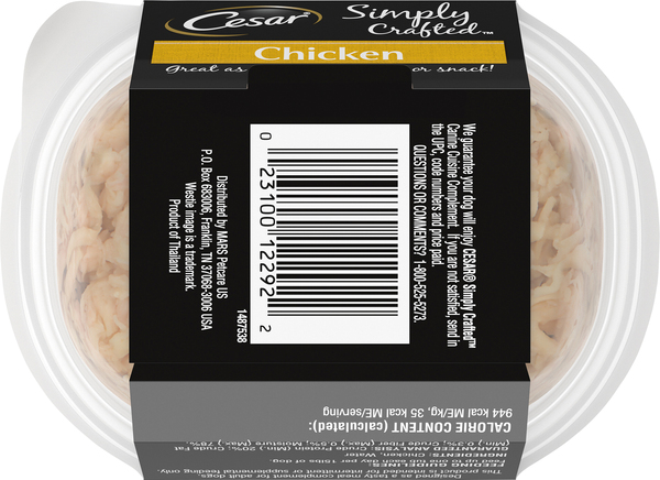 Cesar simply crafted chicken outlet