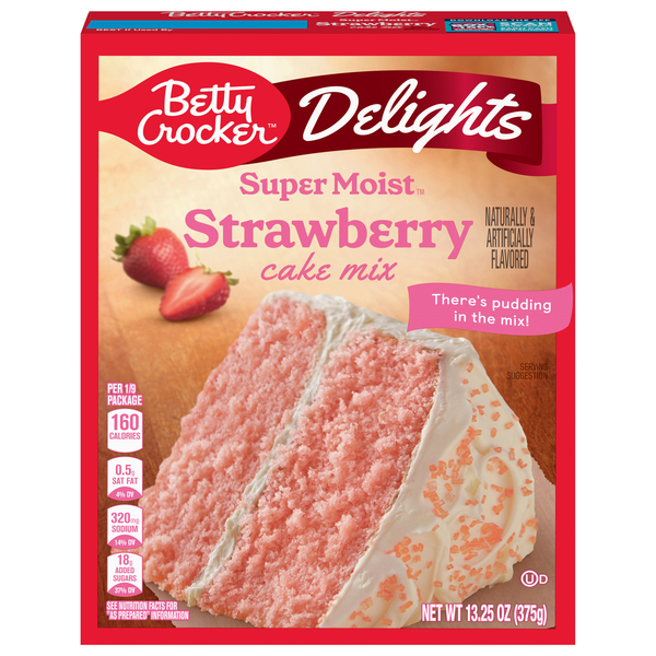 Duncan Hines Signature Strawberry Cake Mix Case