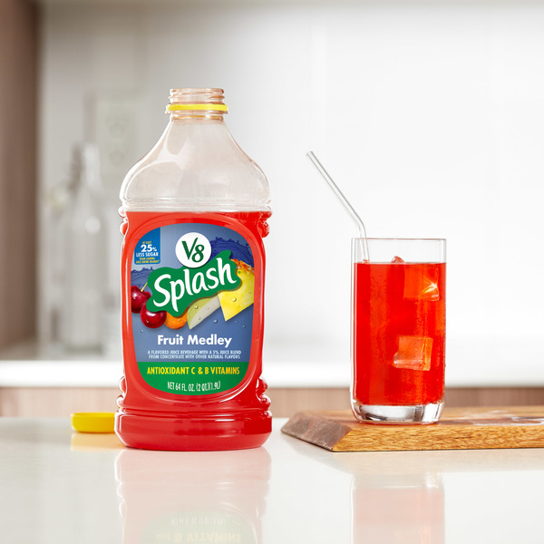 V8 Splash Fruit Medley Juice Beverage 64 oz btl Stop Shop