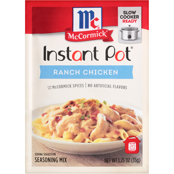 McCormick Instant Pot Seasoning Mix Packet Ranch Chicken 1.25 oz