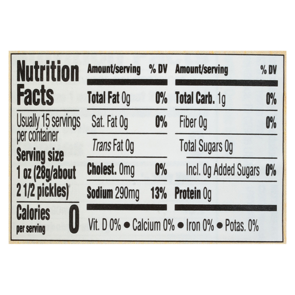 Nutritional Panel