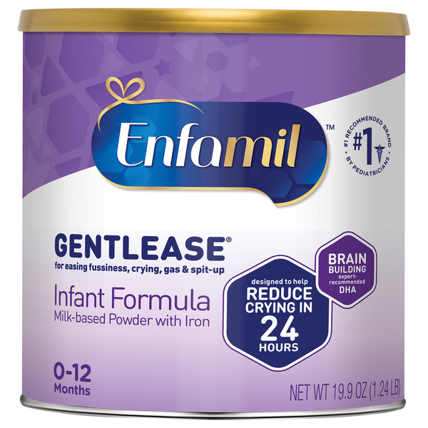 Baby formula top purple can