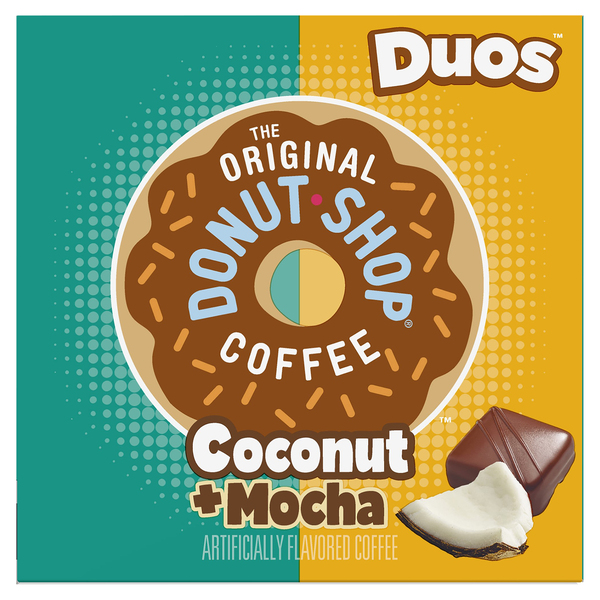 The Original Donut Shop Duos Coconut Mocha Medium Roast Coffee K