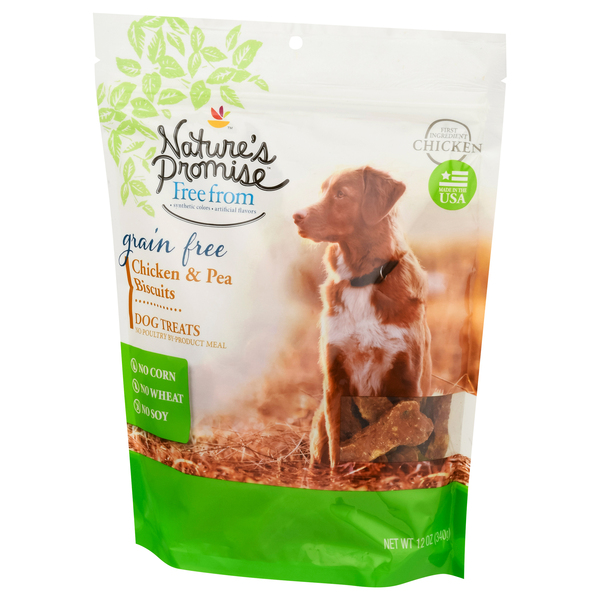 Nature s Promise Grain Free Dog Treats Chicken Pea Biscuits 12