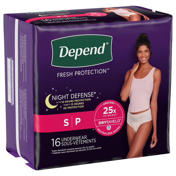 Depend Fresh Protection Adult Incontinence Maximum Underwear - Medium -  Shop Incontinence at H-E-B
