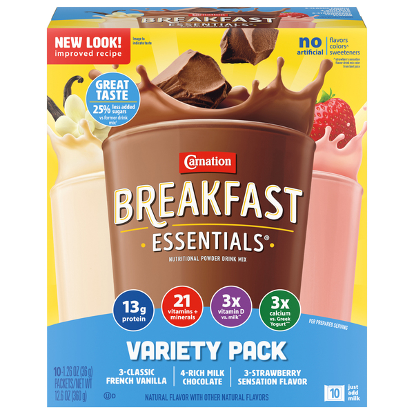 Carnation Breakfast Essentials® Kellogg's® Flavored Nutritional Drink