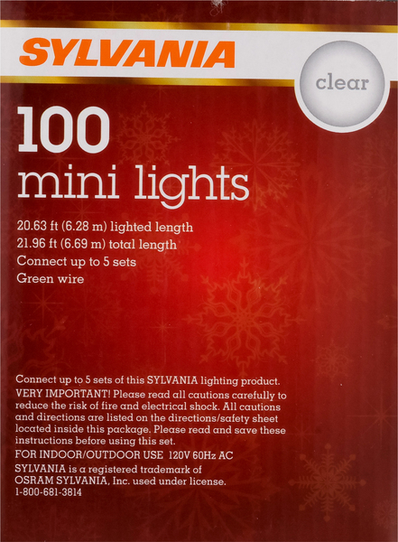 Sylvania clear mini lights hot sale