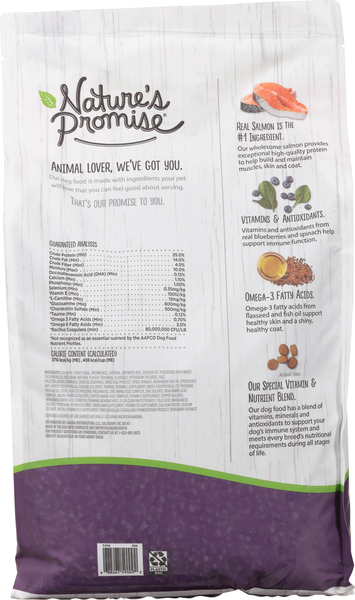Nature s Promise Complete Essentials Salmon Brown Rice Recipe Dog Food 15 lb bag Giant