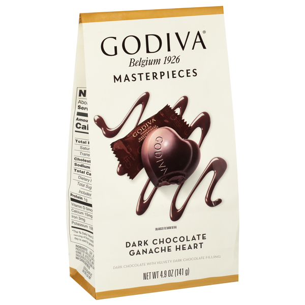 Godiva Dark Chocolate Ganache Heart 4.9 oz pkg Stop Shop