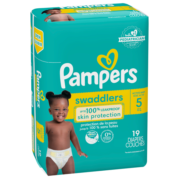 Pampers swaddlers size 5 online